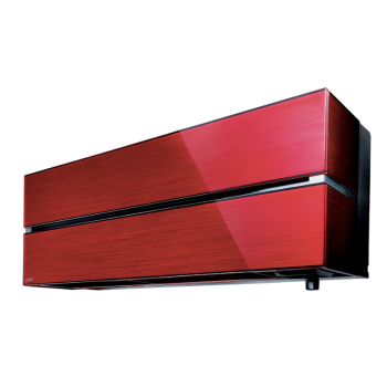 Mitsubishi Electric LN-Series 3.5 kw Wall Mounted Split System, WiFi Built-in, Red